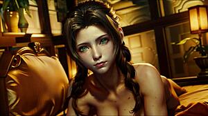 Hey, check out this AI-generated Aerith from Final Fantasy 7!