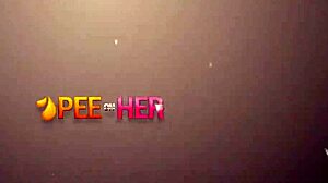 Adorable Doll Gets Spread Vagina Filled With Warm Piss And Squirts