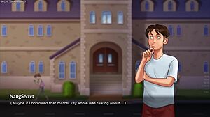 busty stepmom shows off huge breasts in summertime saga 3d