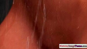 beautiful cougar gets dirty with teens