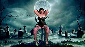 Granny Carmen Angel EVIL WOMAN Fucks Hard in 2 POSITIONS with CREAMPIE