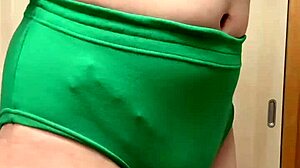 Blue Bunny Teen Enjoys Buttplug and Sexy Lingerie With Nipple Accessories