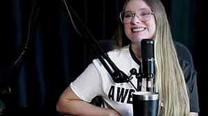 Naty Varga and Baby Fire in Sheer Red Outfits During Outdoor Fun