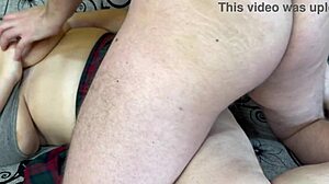 two fat hairy men fuck my pussy and cum inside and outside sorry husband