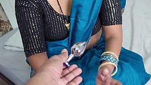 Devar Bhabhi Hindi Sex - Ravinadesi Takes Butt Plug and Hard Pounding!