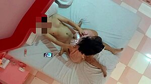 Kay ex starts with intense cowgirl riding then switches to extreme anal creampie with facial finish. Muscular bodybuilder dominates in homemade rough sex roleplay.