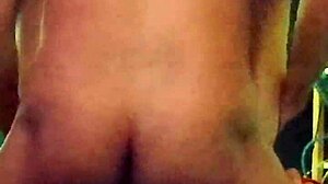 Petite Brunette's Intriguing Morning Ass Shaking in Dress.