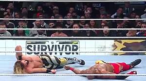 Seth Rollins Battles Austin Theory And Bobby Lashley In Survivor Series 2022 Wrestling Match