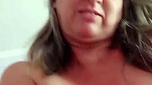 in this scene a mature woman starts with a slow massage leading to intense masturbation and paja y chupada