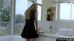 Vixenplus bunny first threesome with escort autumn falls