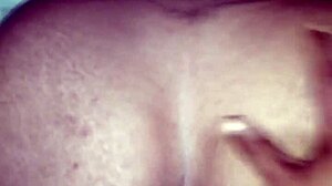 Feeling so passionate riding that big cock in missionary with homemade squirting and cum on tits from indonesian blonde