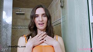 Gorgeous Czech Model Takes A Steamy Shower In Casting Interview! Watch Her Seductive Moves!
