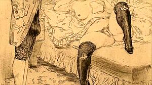 Disegni erotici vintage con un tocco birichino.