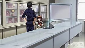 Poveste hentai: Profesorul drillează pizda strâmtă a elevei sale petite în acțiune uniformă necenzurată!