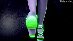 just chilling with mantis x rebecca from cyberpunk edgerunners getting wild outdoors