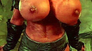 3D挑逗合集，大乳头和大奶子