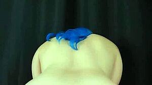 Hej, môj veľký tučný zadok je celý tvoj, pozri ako tvrdo jazdim na tomto dildo ako tvoja amatérska nevlastná sestra!