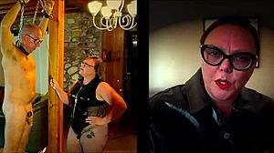 Dominatrix Mistress April bereitet Unit 28 Correctional Slave für Deepthroat-Gruppen-Domination vor