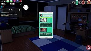 Milfy City V1.0 Финал с большой жопой милф учительницей Селией в грубом анальном сексе и кремпае у стены в табу хентай 3D игре Часть 80