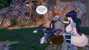 嘿，来看Komi San在Japs8005的hentai画廊中的狂野肛交冒险！