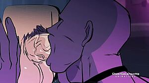 同性动漫角色在动作场景中的合集