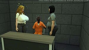 Žena, šukaná cowgirl blízko manžela jej spolupracovníkom?