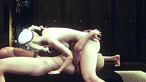 BarbaraがGenshinヘンタイでフタナリとワイルドに