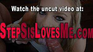 Ebonová tínedžerka 18+ s veľkými cicmi šúcha nevlastného brata v horúcej scéne. pozri ako sa to odohráva!