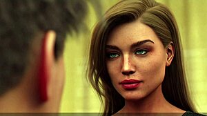 Het stemor hjelper til med første harde utløsning i 3D hentai.