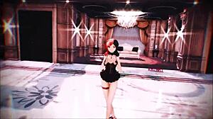Ehi, vuoi vedere Neo RWBY in azione lingerie calda?