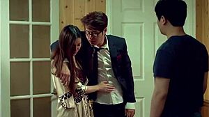 Korean Asian Romance in Hương Vị Chi Dâu Trẻ Film