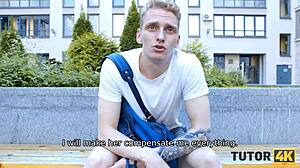 Sint fyr knuller uskyldig blond lærer hardt