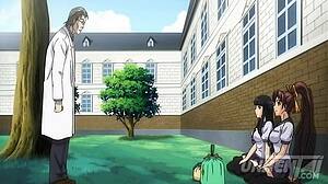 OMG! Busty jonge creampied door dokter in hentai!