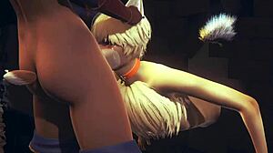 Фурри Яой Хентай Лиса сосет футанари до взрывного финала.