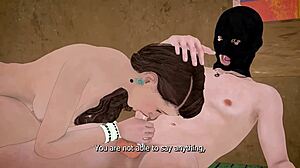 Преступник ловит Деси Бханги за мастурбацией, трахает жестко!