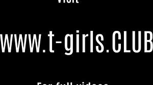 החברה הטרנסית הלסבית מקבלת זיין דוגי בפעולה פראית. היא יכולה להתמודד עם יותר?