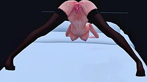 トランス義娘が義母を誘惑して激しいアナルセックス、3DヘンタイSFM