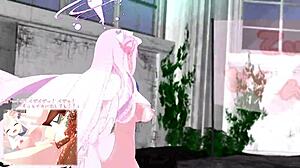 ミカ 在惊人的3D动漫色情卡通冒险中