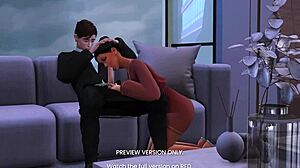 Il mio professore d'arte s3 ep3 - anteprima hentai 3D birichina suscita curiosità