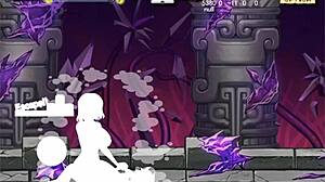 哇！女巫女孩堕落MOD，大奶在狂野动漫动作中！