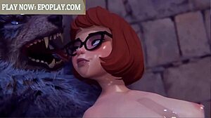 Lupo mannaro sbatte figa perfetta in azione selvaggia