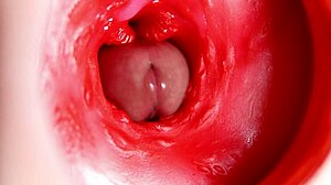 아름다운 보지, 클로즈업에서 내 자지 세게 쥐다