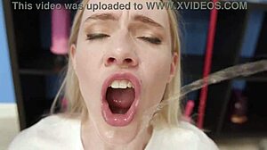 Rebel Rhyder tar grov DP och creampie från tre killar