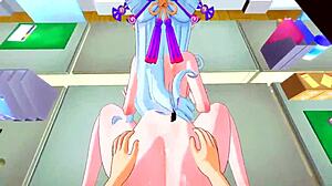 原神性爱场景 大量射精和内射动作。沉浸在狂野动漫口交时刻。