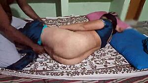 A hot girl is enjoying herself with her boyfriend in a steamy session