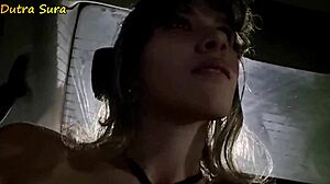 Betaler Uber-turen med rå interracial action og dirty talk.