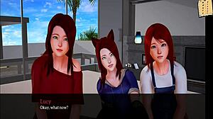 my new family 295 cartoon episode with redhead character