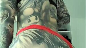 hot petite tattooed girl melody radford dancing