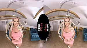 Oh, The Blonde Reaches Orgasm In Pov Virtual Taboo Masturbation!