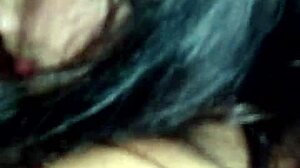 woman gets hot watching my cock enter and exit her wet vagina